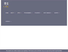 Tablet Screenshot of cambridgemelchiorcollege.org